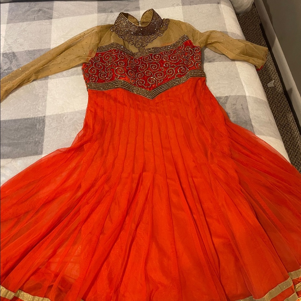 Net frok dress